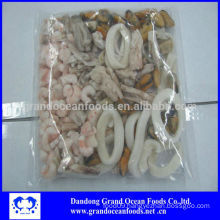 Frozen mixed seafood bags